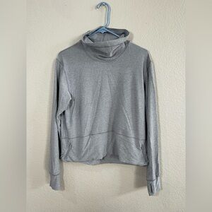 Lululemon gray pullover Cowl neck sweater size 6
